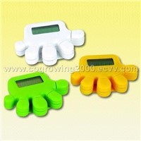 Hand-shape pedometer/step counter