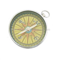 Keychain with compass:PA453