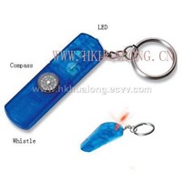 Keychain with compass:KC121