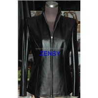 ladies leather  jacket