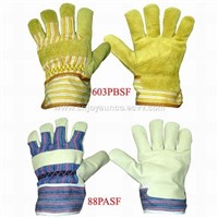 Pigskin Split/Grain Full Palm Gloves