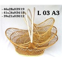 Basket made of coco stem 2