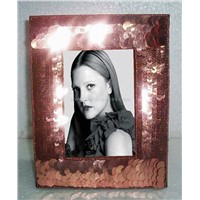 Beaded & Sequence Photo Frame