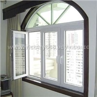 German standard VEKA  PVC  Arched Window