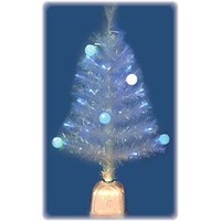 Transparent Leaf Christmas Trees with Balls