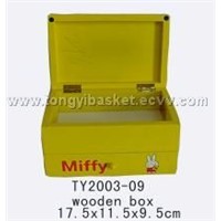 wooden box