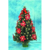 Optical Fiber Christmas Tree (with Candle)