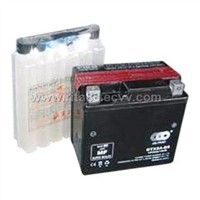 Dry charged motorcycle battery