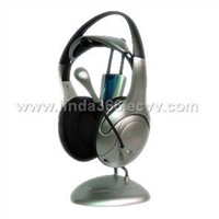 offer 138MHz wireles headset with mic