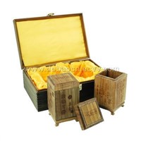 wooden tea box