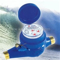 Rotary vane wheel dry-dial magnet-proof water mete
