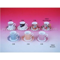 ceramic cup&saucer