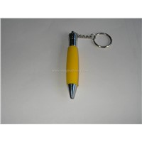 mini metal ball pen with key chain