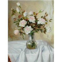 oil painting(still life flower)