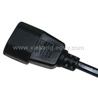 Male Plug Power Wire (XK-W-002A)