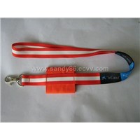 Lanyard with phone holder