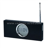 FM Radio With LCD Alarm Clock
