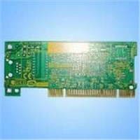 Electronic PCB with gold fingers
