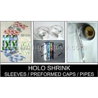 Holo Shrink sleeves/ Neck Bands / Holo Shrink Labels
