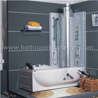 Shower Room With Massage Bathtub