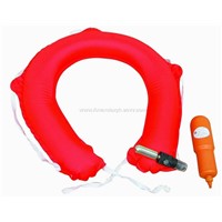 Inflatable life buoy