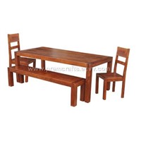 Dining Table with bench