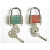 Laminated padlock