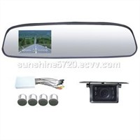 car rearview parking sensor with LCD display