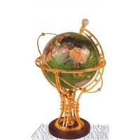 Gemstone Globe with Lighting World Globe