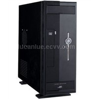 2025B Black Mini PC Case EMI