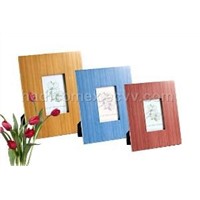 Bamboo and lacquer album and frame