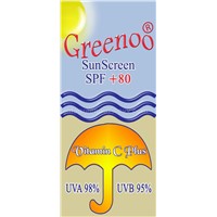 Sunscreen SPF +80 With Active Vitamin C