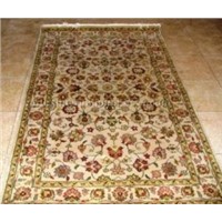 less busy hand knotted kashan Rug