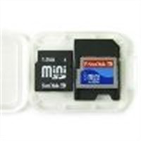 MINI SD card with SD adapter