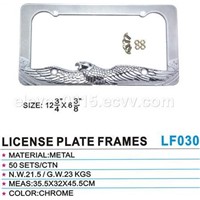 license frame