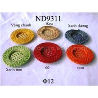 rattan coaster