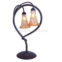 Iron-art lamp