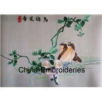 Soft-mounted single-sided embroidery Beautiful spring day