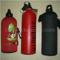750ml aluminum sports bottle with compass