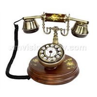 antique reproduction wooden telephones v005