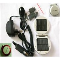 Solar energy charger for mobile phone