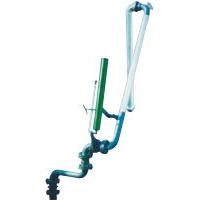 Rotary top loading arm