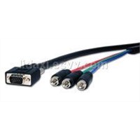 HD 15 PLUG /3*RCA cable