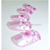 Airbrushed Artificial Finger Nail