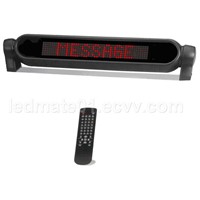 led moving sign for car
