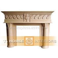 both modern and traditional fireplace mantel