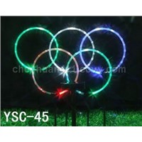 Solar five-ring lamp