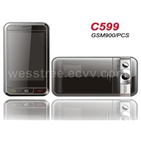 C599 Dual cards Bluetooth Multi-language Automatically change wallpaper by shaking