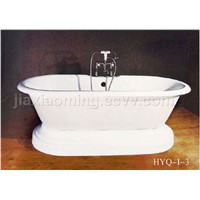 cast-iron bathtub