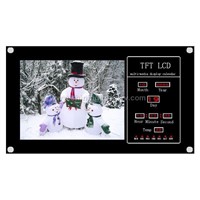 lcd multi-media player with cf card reader
